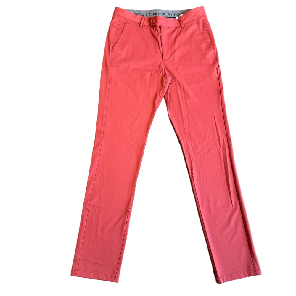 Boston Scott Golf Men's Golf Tech Pants Merlot Casual Golf Size 31/33